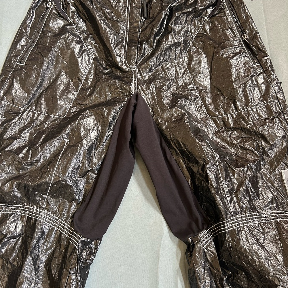 Free People Movement Rough Rider Rich Black Elastic Parachute Tyvek Pants NWOT M - Picture 10 of 16
